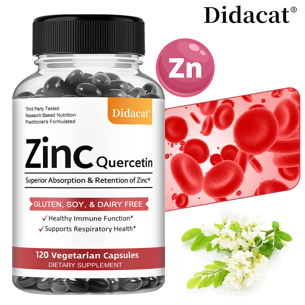 Nutrition Zinc - Kapsul Vegetarian Quercetin & Zinc, Suplemen