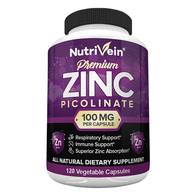 Nutrition Zinc - Suplemen Zinc Picolinate 100mg-suplemen sistem imun,