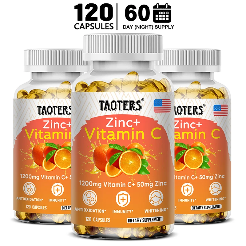 Nutrition Zinc - Taoters Vitamin C + suplemen Zinc-sistem