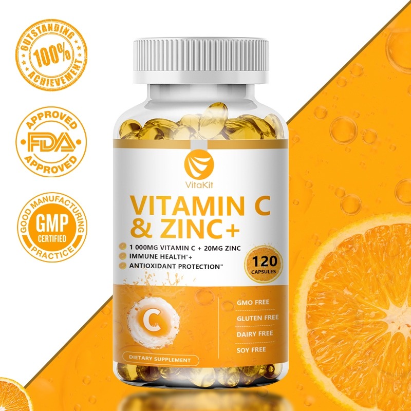 Nutrition Zinc - Vitakit Vitamin C 1000mg dengan Zinc