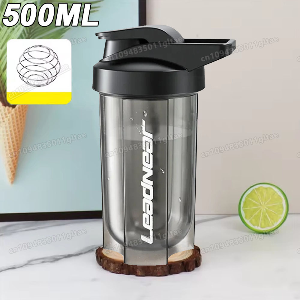 Protein Shaker Bottle - Botol Pengocok Bubuk Protein Portabel 500ML