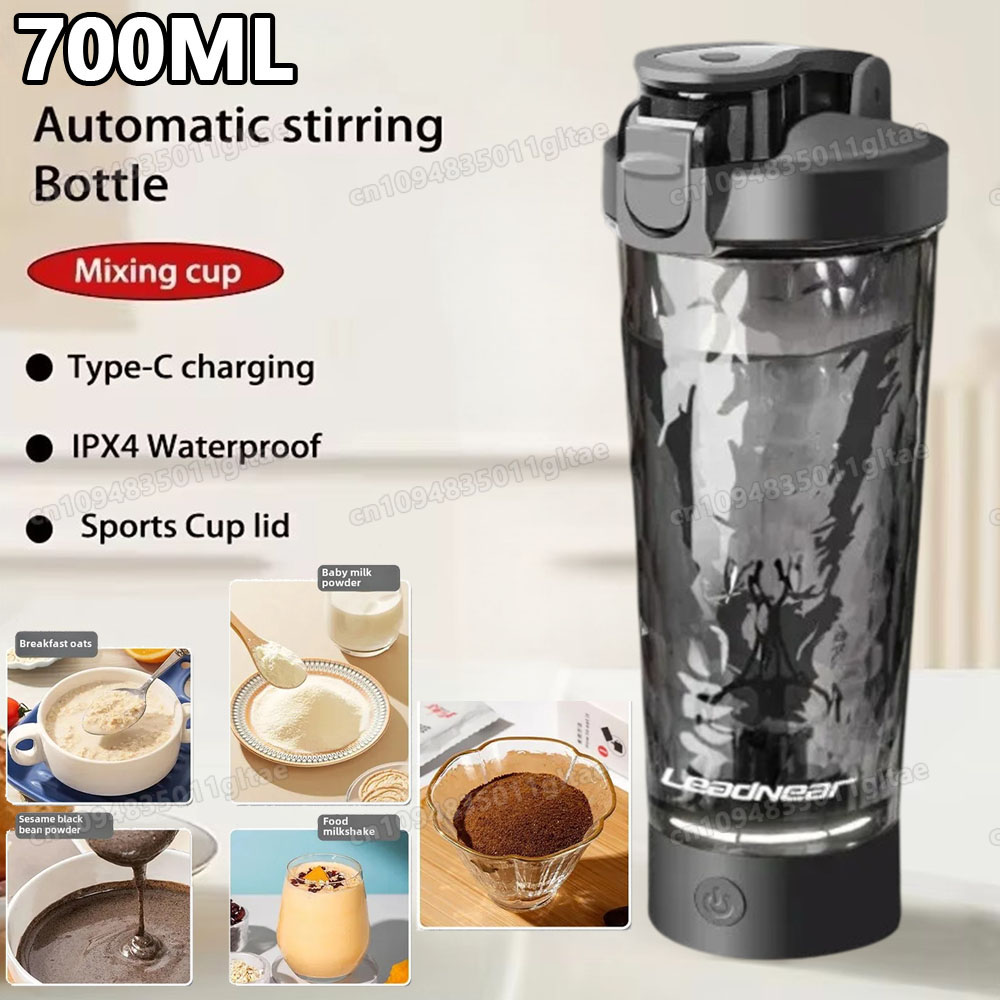 Protein Shaker Bottle - Botol Pengocok Otomatis untuk Protein Powder,