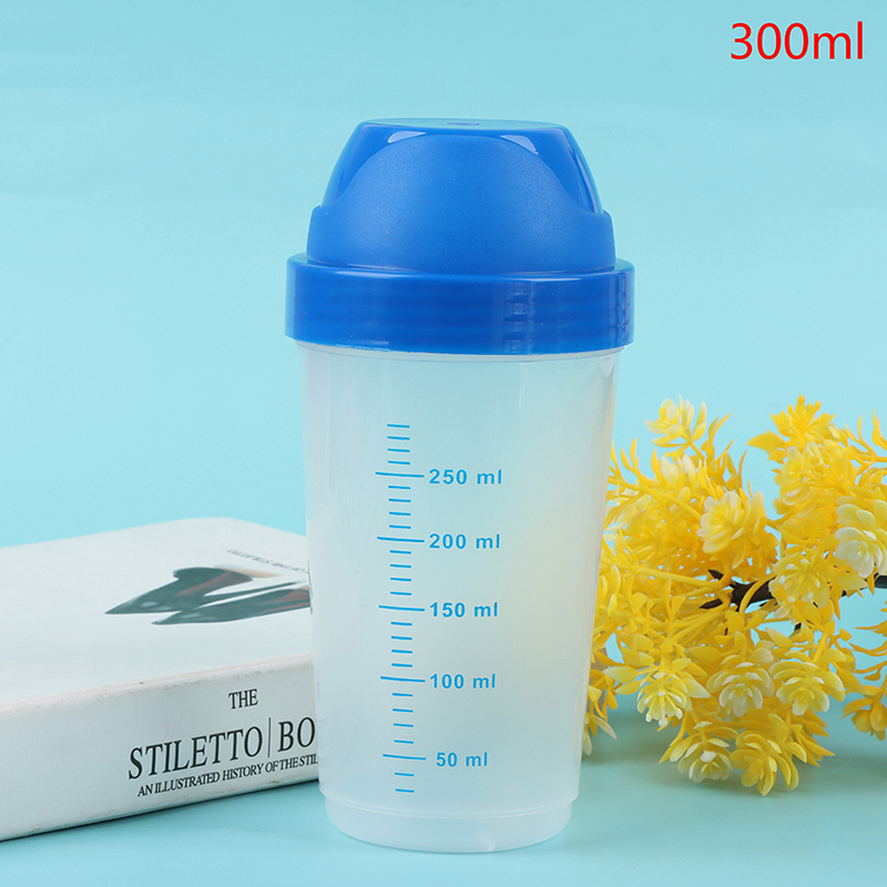 Protein Shaker Bottle - @*300ml Botol Shaker Kreatif untuk Milkshake,