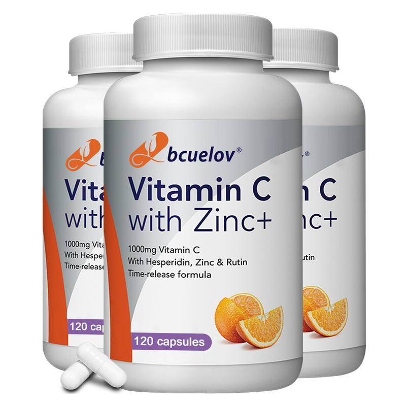 Nutrition Zinc - Kapsul Vitamin C + Zinc Organik,