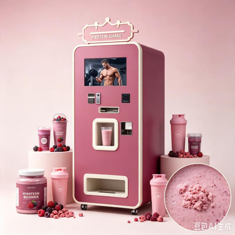Nutrition Fitness Gym - Mesin Penjual Minuman Protein Shake yang