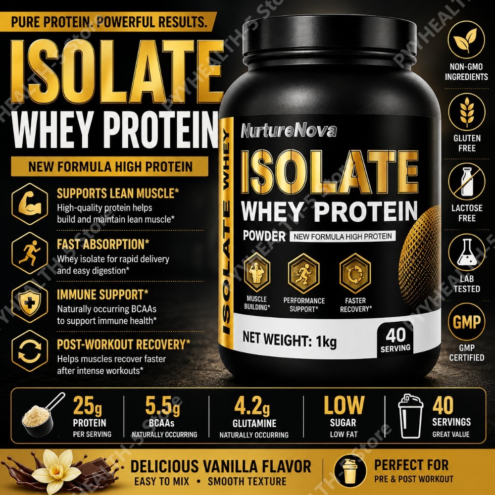 Fitness Nutrition Whey Protein - Isolate Whey Protein Powder 1kg Nutrisi