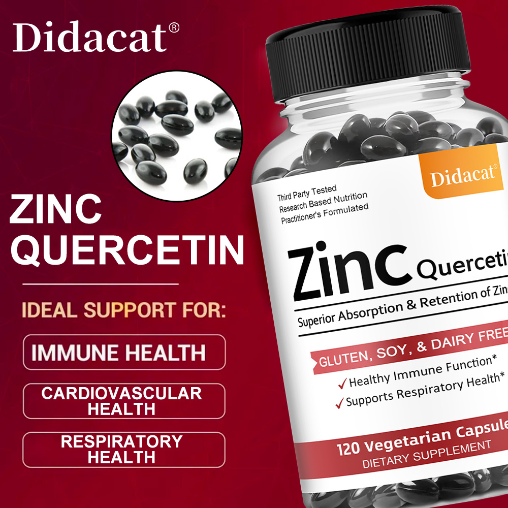 Kapsul Vegetarian Quercetin &  - Nutrition Zinc ulasan dan harga