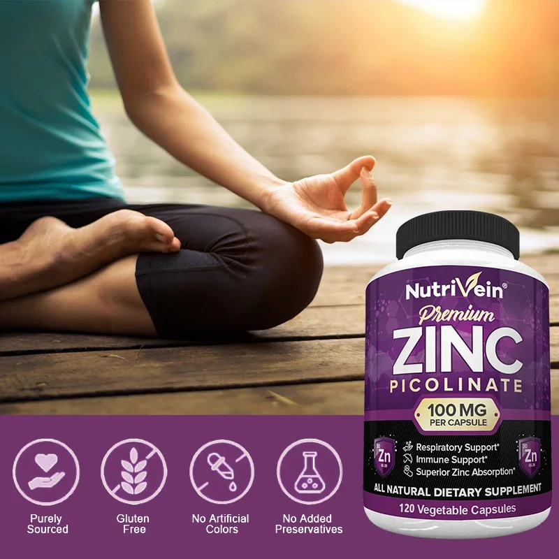 Suplemen Zinc Picolinate 100mg - Nutrition Zinc ulasan dan harga