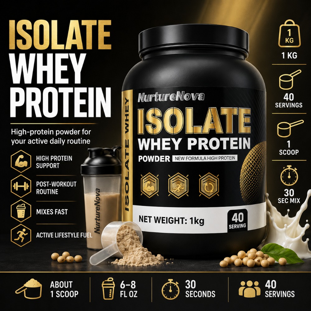 NurtureNova Isolate Whey Prote - Fitness Nutrition Whey Protein ulasan dan harga