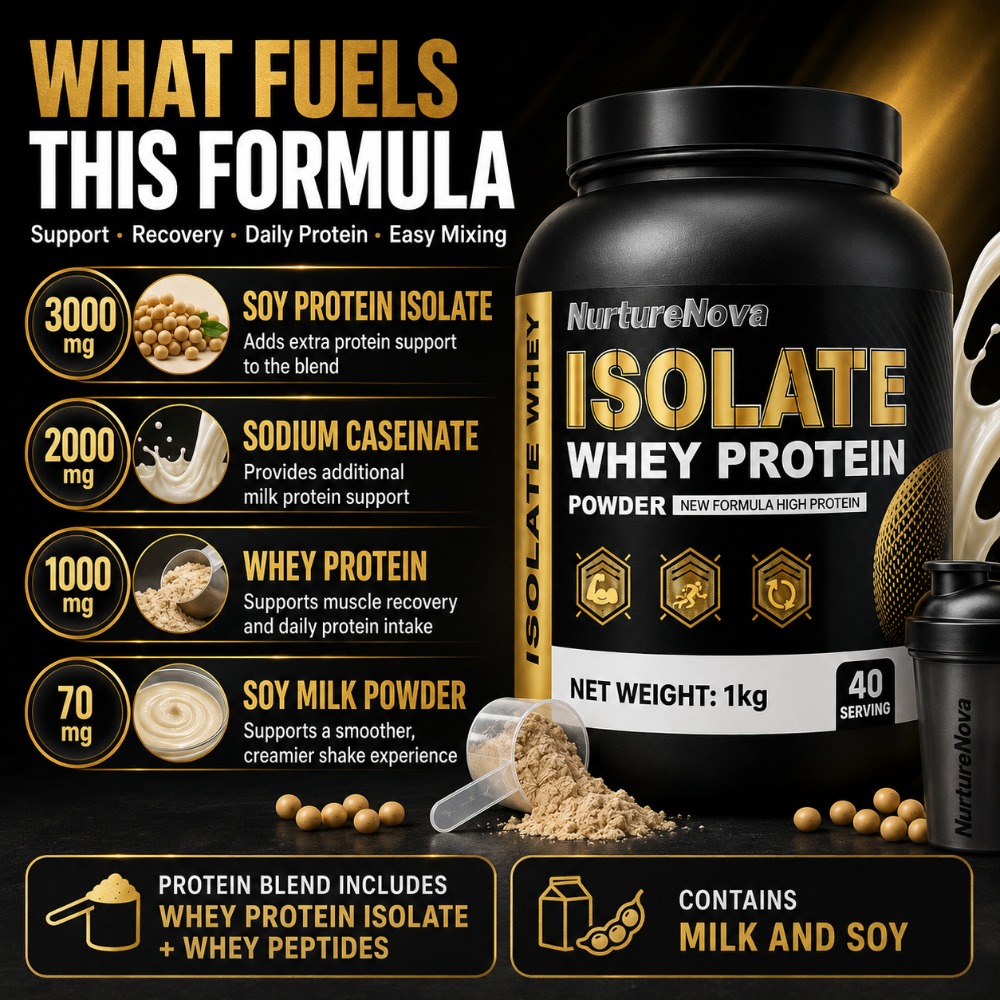 NurtureNova Isolate Whey Prote - Fitness Nutrition Whey Protein ulasan dan harga
