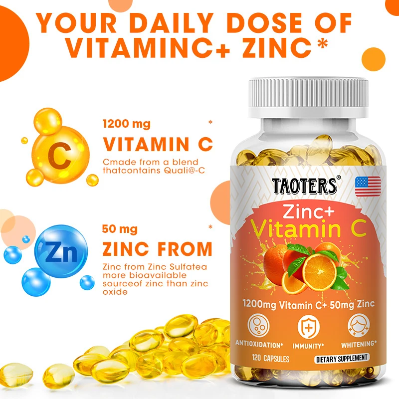 Taoters Vitamin C + suplemen Z - Nutrition Zinc ulasan dan harga
