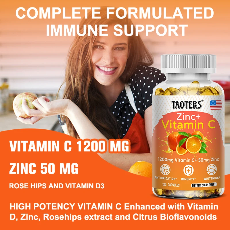 Taoters Vitamin C + suplemen Z - Nutrition Zinc ulasan dan harga