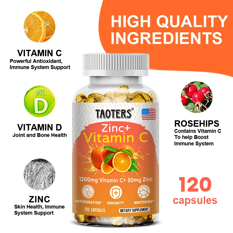 Taoters Vitamin C + suplemen Z - Nutrition Zinc ulasan dan harga
