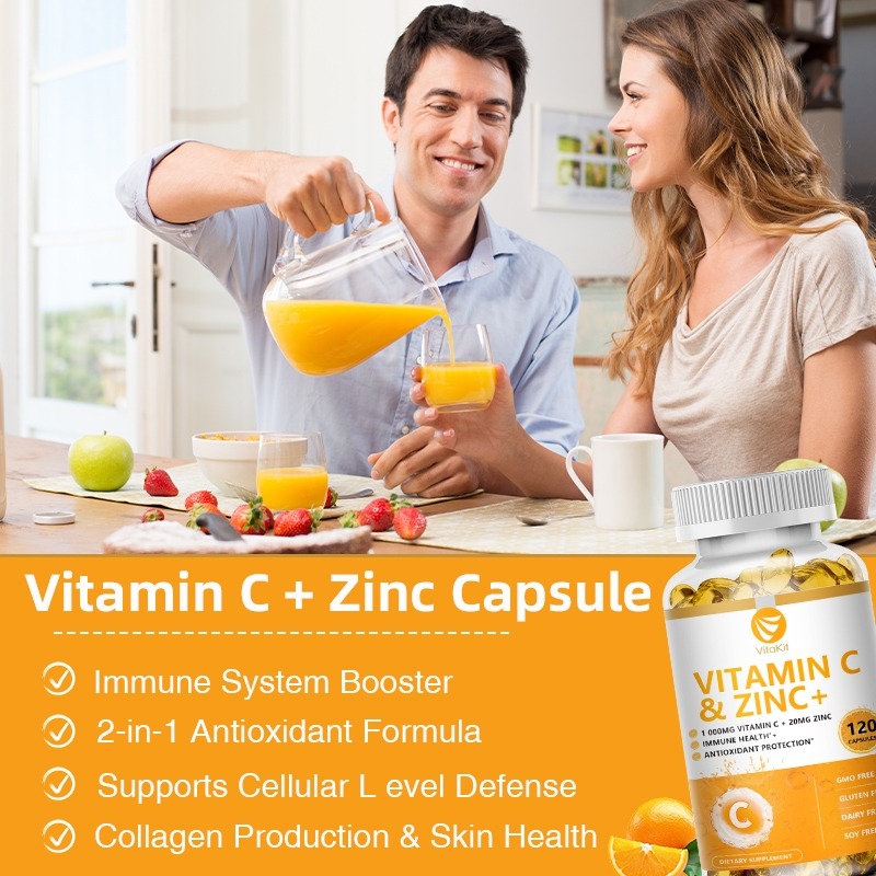 Vitakit Vitamin C 1000mg denga - Nutrition Zinc ulasan dan harga