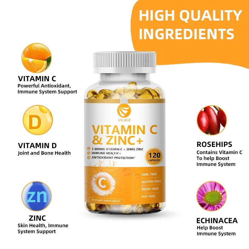 Vitakit Vitamin C 1000mg denga - Nutrition Zinc ulasan dan harga