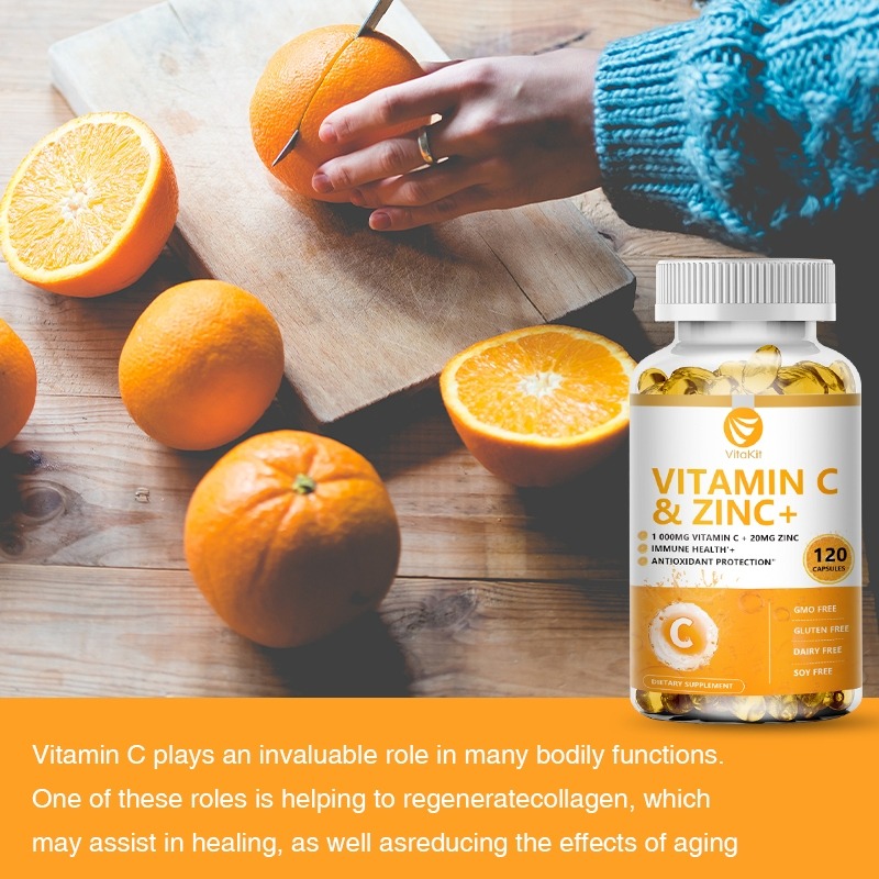 Vitakit Vitamin C 1000mg denga - Nutrition Zinc ulasan dan harga