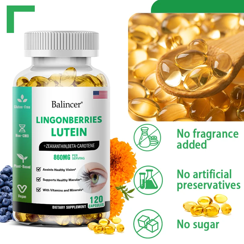 Suplemen mata dengan Lutein da - Nutrition Zinc ulasan dan harga
