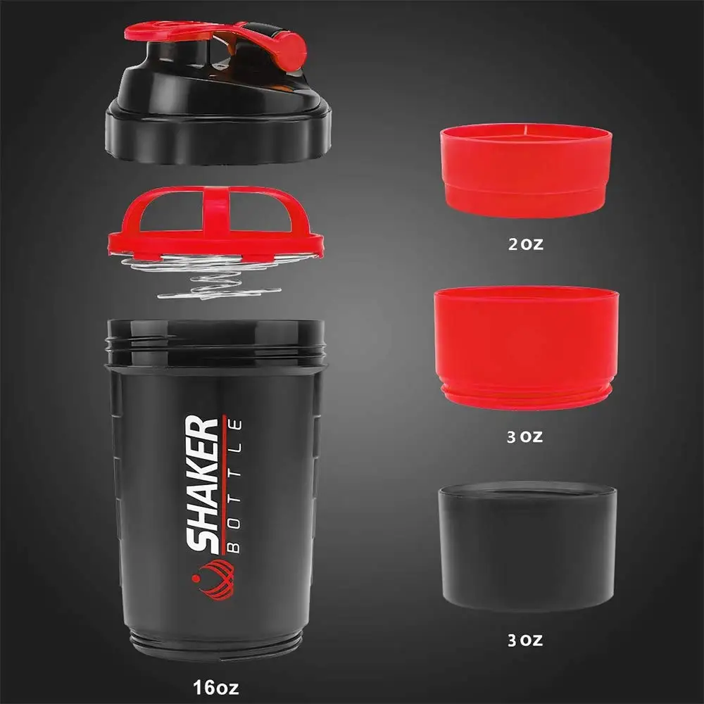 Botol Protein berlapis 500ml,  - Protein Shaker Bottle ulasan dan harga