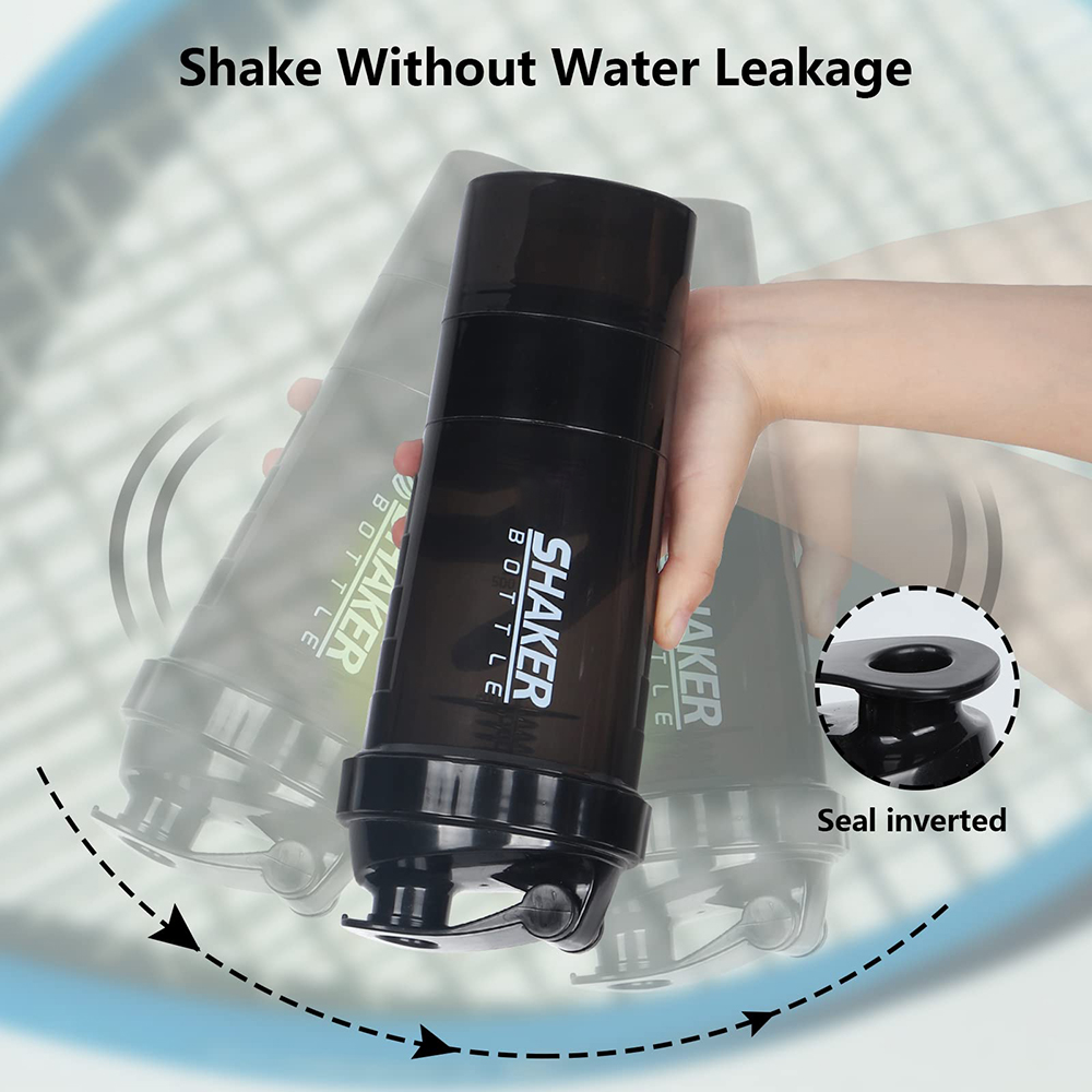 Botol pengocok Protein 3 tingk - Protein Shaker Bottle ulasan dan harga
