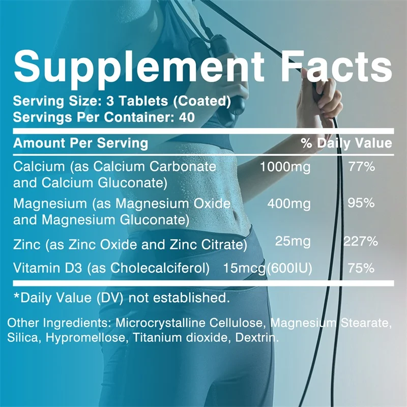 Suplemen Kalsium Magnesium Sen - Nutrition Zinc ulasan dan harga